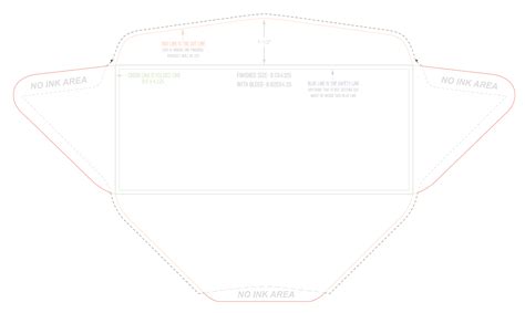 printable envelope templates   size