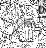 Party Coloring Pages Birthday Dancing Together Dance Netart Color Colouring Printable Kids Girls Just Choose Board Disney Girl Getcolorings sketch template