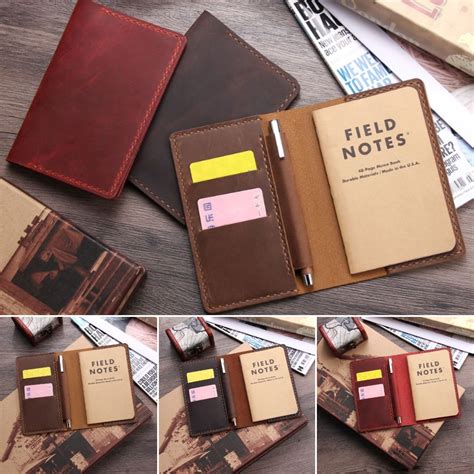 field notes notebook cover field book leather cover   notebook