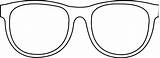 Coloring Pages Eyeglasses Glasses Retro Color Kids Designlooter sketch template