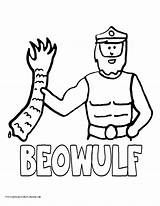 Coloring Beowulf Pages Clipart Homeschool Volume Printables History Library Popular sketch template