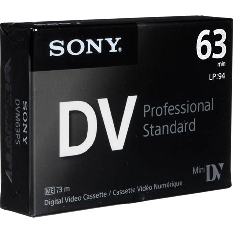 sony mini dv professional standard digital video dvmpsus bh
