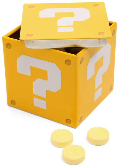super mario brothers question box candy