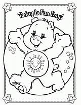 Bear Coloring Pages Care Funshine Grumpy Bears Printable Bedtime Sheets Girls Colouring Comments Valentine Getdrawings Choose Board Kids Print sketch template