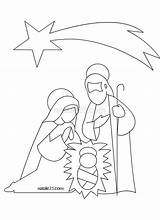 Disegno Famiglia Sagoma Nativita Natale Colorare Giuseppe Gesù Natale25 sketch template