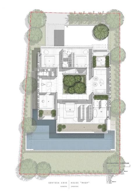 pin  ar alfred bernardino   courtyard house plans villa plan architecture house