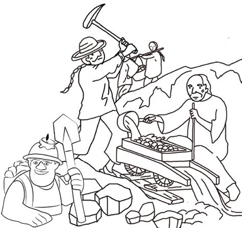top  mining coloring pages  learn  geological materials