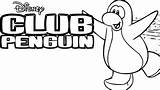Coloring Club Penguin Pages Wecoloringpage sketch template