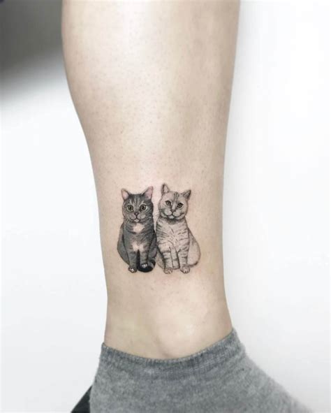 Two Cats Tattoo Best Tattoo Ideas Gallery