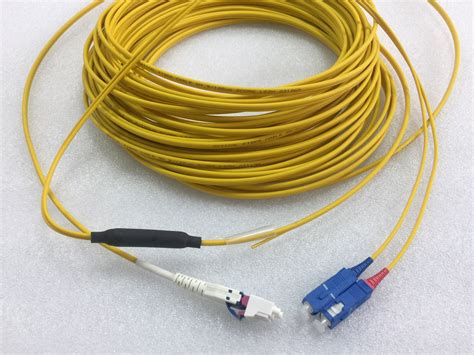 lcupc scupc duplex traceable fiber optic jumper singlemode ga lszh   unitekfiber