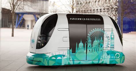 driverless pods begin ferrying the public around greenwich