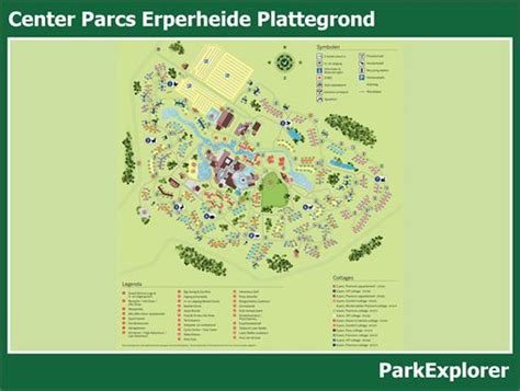 plattegrond van center parcs erperheide parkexplorer