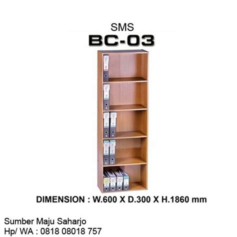 Jual Lemari Buku File Arsip Kantor Rak Odner SM   S BC 03 TANPA PINTU