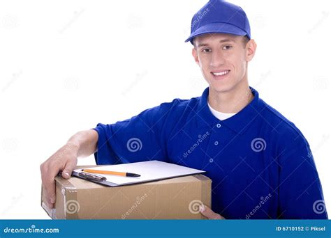 delivery man stock photo image  occupation profession