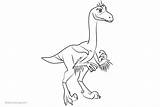 Coloring Dinosaur Pages Valerie Train Jurassic Fallen Kingdom Velociraptor Printable Kids sketch template