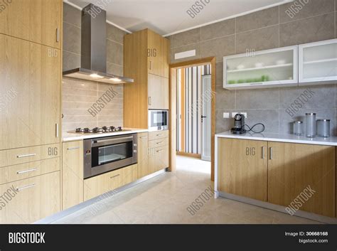 beautiful  modern kitchen interior design   home stock photo stock images bigstock