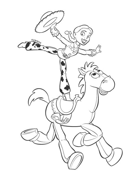 jessie toy story coloring pages coloring home