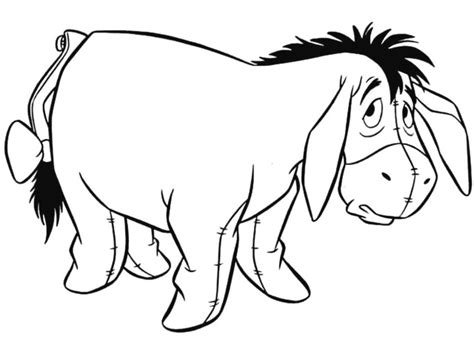 marvelous picture  donkey coloring page albanysinsanitycom
