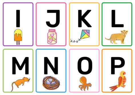 printable preschool alphabet flash cards printable templates