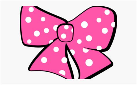 Free Minnie Mouse Clipart Pink Polka Dot Bow Clipart