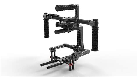 axis camera stabilizer gimbal besteady   cad  model cgtrader