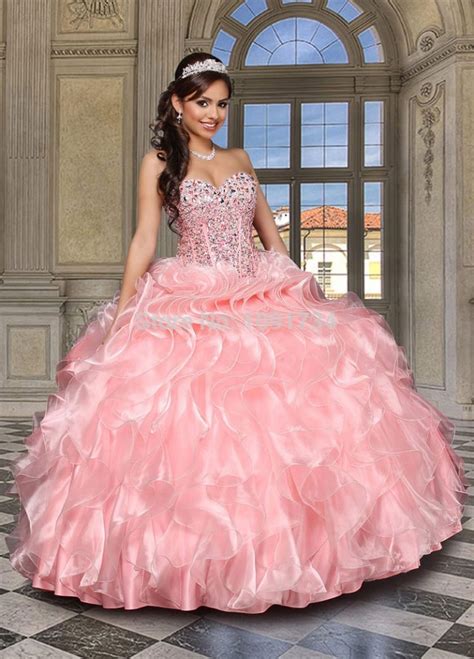 Vestidos De 15 Años Rosa Largos Y Cortos 2023 Fiesta Xv Años