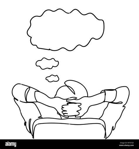 person sitting  view drawing