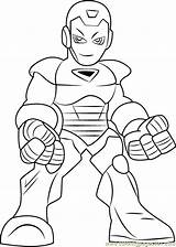 Coloring Iron Man Super Hero Squad Pages Show Printable Coloringpages101 Color Kids sketch template