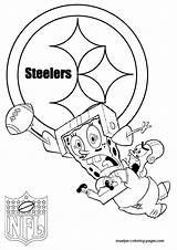 Steelers Coloring Pittsburgh Pages Spongebob Logo Nfl Clipart Printable Football Patrick Print Color Getcolorings Browser Window Library Popular sketch template