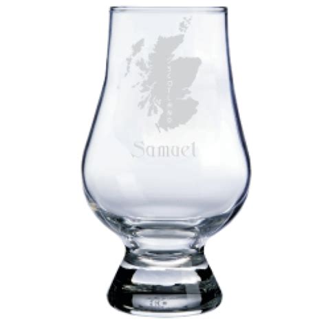 Personalized Scotland Glencairn Whisky Glass