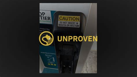 did a gas station sign really tell people not to insert pump into
