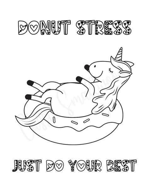 adorable donut coloring pages cassie smallwood