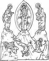Transfiguration Orthodox Education Book Senhor Draw sketch template