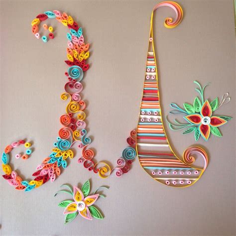 quilled letters  paper quilling designs quilling paper craft