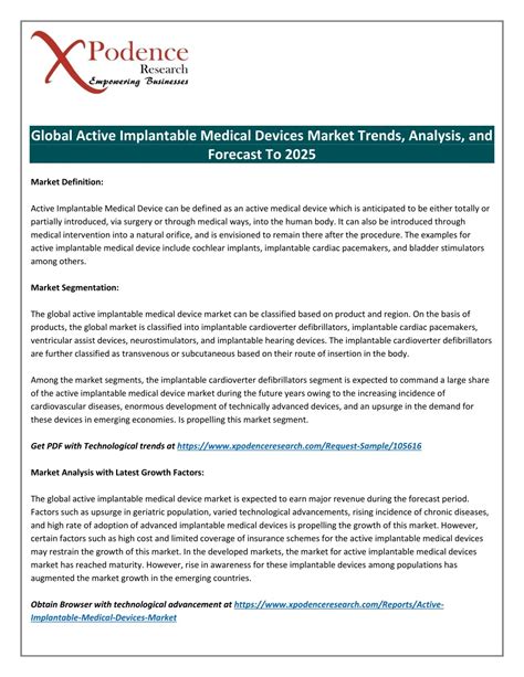 active implantable medical devices market growing stupendously