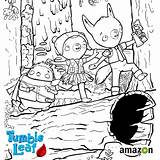 Leaf Tumble Characters Amazon Coloring Pages Series Original Categories sketch template
