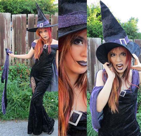 Elegant Evil Witch 2012 Halloween Costume And Makeup Long