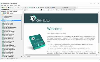 CHM Editor screenshot #0