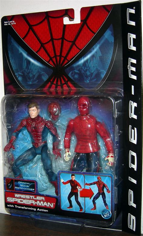 wrestler spider man action figure  transforming action