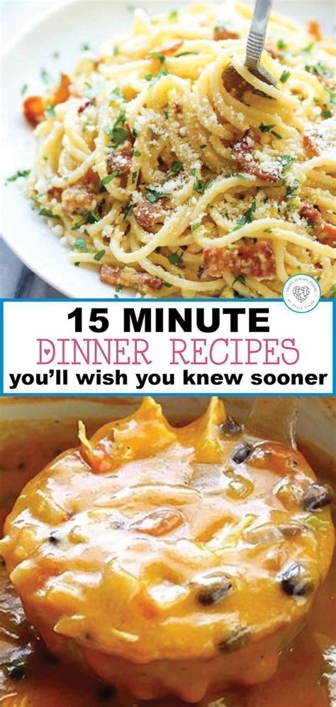 minute dinner recipes   easy delicious dinners  minute