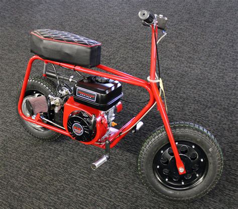 assembled azusa mini bike  predator clone engine  wheels red paint mini bike kits