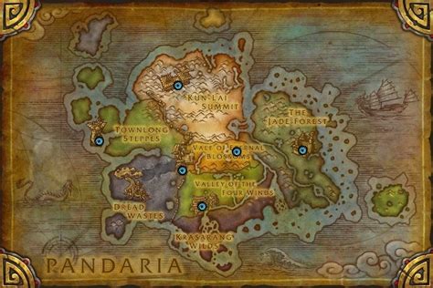 Wow Pandaria Dungeons On A Map Quiz By Moai
