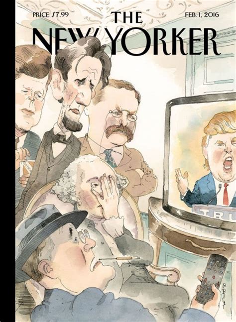 yorker cover features presidents facepalming  watching trump