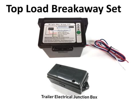 trailer breakaway kit top load battery  junction box  sale