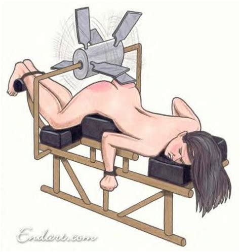 Erotic spanking machine