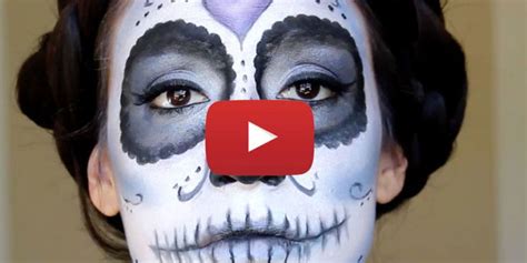 Dia De Los Muertos Sugar Skull Makeup Tutorial