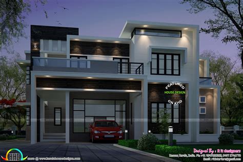 sq ft contemporary style house kerala home design bloglovin