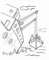 Coloring Pages Boats Ocean Ships Boat Sheets Liner Life Drill Print sketch template