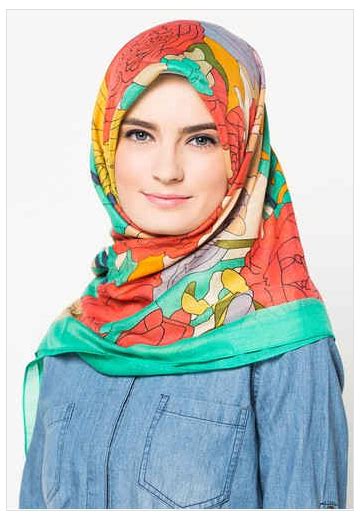 contoh model hijab modern zoya terbaru