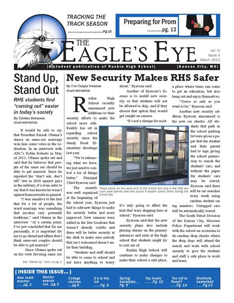 Eagle S Eye News March 2013 By Laura Williams Issuu